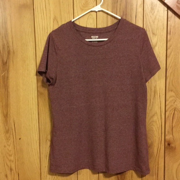 Mossimo Supply Co. Tops - Burgundy red t shirt